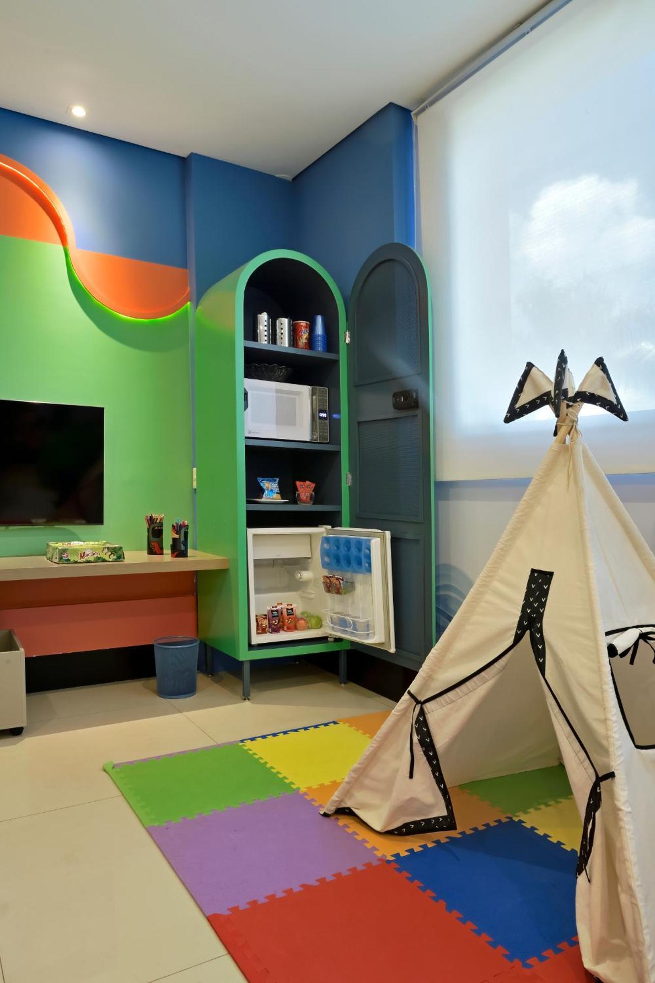 ריבייראו פרטו Hotel Mont Blanc Premium מראה חיצוני תמונה A child's room with a mini-refrigerator